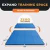 image:imageBalanceFrom 10x4 Feet 4Panel Folding Gymnastics Mat  2Inch Thick Pad with Vinyl Surface and Carrying Handles for Tumbling Yoga Pilates Home Workouts and Martial ArtsBlue