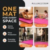 image:imageBalanceFrom 10x4 Feet 4Panel Folding Gymnastics Mat  2Inch Thick Pad with Vinyl Surface and Carrying Handles for Tumbling Yoga Pilates Home Workouts and Martial ArtsPink