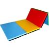 image:imageBalanceFrom 10x4 Feet 4Panel Folding Gymnastics Mat  2Inch Thick Pad with Vinyl Surface and Carrying Handles for Tumbling Yoga Pilates Home Workouts and Martial ArtsMultiColor