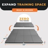 image:imageBalanceFrom 10x4 Feet 4Panel Folding Gymnastics Mat  2Inch Thick Pad with Vinyl Surface and Carrying Handles for Tumbling Yoga Pilates Home Workouts and Martial ArtsGray