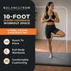 image:imageBalanceFrom 10x4 Feet 4Panel Folding Gymnastics Mat  2Inch Thick Pad with Vinyl Surface and Carrying Handles for Tumbling Yoga Pilates Home Workouts and Martial ArtsBlue