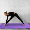 image:imageBalanceFrom 6x2 Feet 3Panel Folding Gymnastics Mat  2Inch Thick Pad with Vinyl Surface and Carrying Handles for Tumbling Yoga Pilates Home Workouts and Martial ArtsPurple