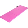 image:imageBalanceFrom 6x2 Feet 3Panel Folding Gymnastics Mat  2Inch Thick Pad with Vinyl Surface and Carrying Handles for Tumbling Yoga Pilates Home Workouts and Martial ArtsPink