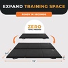 image:imageBalanceFrom 6x2 Feet 3Panel Folding Gymnastics Mat  2Inch Thick Pad with Vinyl Surface and Carrying Handles for Tumbling Yoga Pilates Home Workouts and Martial ArtsBlack2