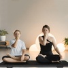 image:imageBalanceFrom 6x2 Feet 3Panel Folding Gymnastics Mat  2Inch Thick Pad with Vinyl Surface and Carrying Handles for Tumbling Yoga Pilates Home Workouts and Martial ArtsBlack2