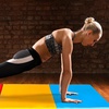 image:imageBalanceFrom 6x2 Feet 3Panel Folding Gymnastics Mat  2Inch Thick Pad with Vinyl Surface and Carrying Handles for Tumbling Yoga Pilates Home Workouts and Martial ArtsMultiColor