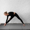 image:imageBalanceFrom 6x2 Feet 3Panel Folding Gymnastics Mat  2Inch Thick Pad with Vinyl Surface and Carrying Handles for Tumbling Yoga Pilates Home Workouts and Martial ArtsGray