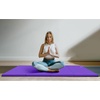 image:imageBalanceFrom 6x4 Feet 4Panel Folding Gymnastics Mat  2Inch Thick Pad with Vinyl Surface and Carrying Handles for Tumbling Yoga Pilates Home Workouts and Martial ArtsPurple