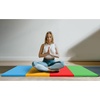 image:imageBalanceFrom 6x4 Feet 4Panel Folding Gymnastics Mat  2Inch Thick Pad with Vinyl Surface and Carrying Handles for Tumbling Yoga Pilates Home Workouts and Martial ArtsMultiColor