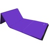 image:imageBalanceFrom 6x4 Feet 4Panel Folding Gymnastics Mat  2Inch Thick Pad with Vinyl Surface and Carrying Handles for Tumbling Yoga Pilates Home Workouts and Martial ArtsPurple