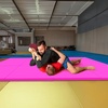 image:imageBalanceFrom 6x4 Feet 4Panel Folding Gymnastics Mat  2Inch Thick Pad with Vinyl Surface and Carrying Handles for Tumbling Yoga Pilates Home Workouts and Martial ArtsPink