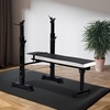 image:imageBalanceFrom Adjustable Folding Multifunctional Workout Station Adjustable Olympic Workout Bench with Squat RackBlackWhite
