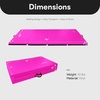 image:imageBalanceFrom All Purpose Extra Thick High Density Anti Tear Gymnastics Gym Folding Exercise Aerobics MatsPink