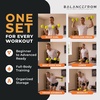 image:imageBalanceFrom Neoprene Coated Iron Dumbbell Hex Weights Set with Stand  ColorCoded or Black Options with NonSlip Grip for Strength Training Resistance Workouts and Home Gym Fitness235lb Set
