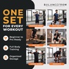 image:imageBalanceFrom Neoprene Dumbbell Set with Rack  NonSlip Strength Training Weights for Home Gym amp Fitness Equipment Multiple Sizes32LBS