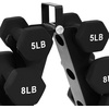 image:imageBalanceFrom Neoprene Dumbbell Set with Rack  NonSlip Strength Training Weights for Home Gym amp Fitness Equipment Multiple Sizes50LBS
