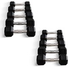 image:imageBalanceFrom Premium Rubber Encased Hex Dumbbell Sets 46LBS Set 60LBS Set 100LBS Set5Pair Set with ARack 100 lbs