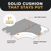 image:imageBalanceFrom Puzzle Exercise Mat 34 Thick EVA Interlocking Foam FloorBlack