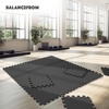 image:imageBalanceFrom Puzzle Exercise Mat 34 Thick EVA Interlocking Foam FloorBlack