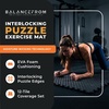 image:imageBalanceFrom Puzzle Exercise Mat 34 Thick EVA Interlocking Foam FloorBlack