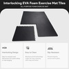 image:imageBalanceFrom Puzzle Exercise Mat 34 Thick EVA Interlocking Foam FloorBlack