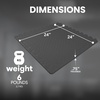 image:imageBalanceFrom Puzzle Exercise Mat 34 Thick EVA Interlocking Foam FloorBlack