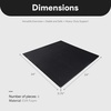 image:imageBalanceFrom Puzzle Exercise Mat 34 Thick EVA Interlocking Foam FloorBlack