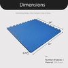 image:imageBalanceFrom Puzzle Exercise Mat 34 Thick EVA Interlocking Foam FloorBlue