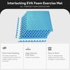 image:imageBalanceFrom Puzzle Exercise Mat 34 Thick EVA Interlocking Foam FloorBlue