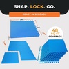 image:imageBalanceFrom Puzzle Exercise Mat 34 Thick EVA Interlocking Foam FloorBlue