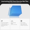 image:imageBalanceFrom Puzzle Exercise Mat 34 Thick EVA Interlocking Foam FloorBlue
