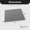 image:imageBalanceFrom Puzzle Exercise Mat 34 Thick EVA Interlocking Foam FloorGrey