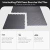 image:imageBalanceFrom Puzzle Exercise Mat 34 Thick EVA Interlocking Foam FloorGrey