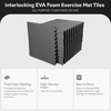 image:imageBalanceFrom Puzzle Exercise Mat 34 Thick EVA Interlocking Foam FloorGrey