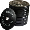 image:imageFitvids 2 Olympic Bumper Weight Plates Set for Strength Training amp Weightlifting 260 LBS 2x 1015253545 LBS Colored