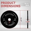 image:imageFitvids 2Inch Olympic Bumper Plates SetBlack
