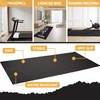 image:imageFitvids High Density Home Gym Treadmill Exercise Bike Equipment Mat 14 Thick 72 x 144 6 x 12FT36 x 78 3 x 65FT