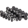 image:imageSignature Fitness Rubber Coated Hex Dumbbells Hand Weights for Exercises and Fitness Home Gym 550 lbs Pairs60 lbs Single