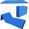 image:imageBalanceFrom 6x4 Feet 4Panel Folding Gymnastics Mat  2Inch Thick Pad with Vinyl Surface and Carrying Handles for Tumbling Yoga Pilates Home Workouts and Martial ArtsBlue