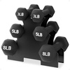 image:imageBalanceFrom Neoprene Dumbbell Set with Rack  NonSlip Strength Training Weights for Home Gym amp Fitness Equipment Multiple Sizes32LBS