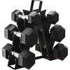 image:imageBalanceFrom Premium Rubber Encased Hex Dumbbell Sets 46LBS Set 60LBS Set 100LBS Set3Pair Set with ARack 46 lbs