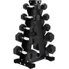 image:imageBalanceFrom Premium Rubber Encased Hex Dumbbell Sets 46LBS Set 60LBS Set 100LBS Set5Pair Set with ARack 100 lbs