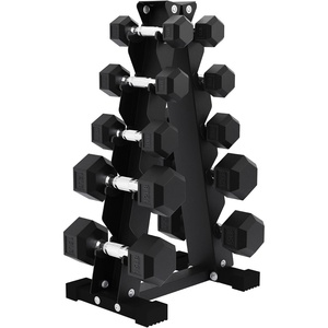 image:imageBalanceFrom Premium Rubber Encased Hex Dumbbell Sets 46LBS Set 60LBS Set 100LBS Set5Pair Set with ARack 100 lbs