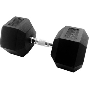 image:imageSignature Fitness Rubber Coated Hex Dumbbells Hand Weights for Exercises and Fitness Home Gym 550 lbs Pairs70 lbs Single