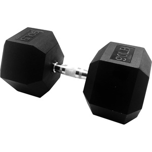 image:imageSignature Fitness Rubber Coated Hex Dumbbells Hand Weights for Exercises and Fitness Home Gym 550 lbs Pairs90 lbs Single