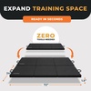 image:imageBalanceFrom 6x2 Feet 3Panel Folding Gymnastics Mat  15Inch Thick Pad with Vinyl Surface and Carrying Handles for Tumbling Yoga Pilates Home Workouts and Martial ArtsBlack
