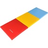 image:imageBalanceFrom 6x2 Feet 3Panel Folding Gymnastics Mat  15Inch Thick Pad with Vinyl Surface and Carrying Handles for Tumbling Yoga Pilates Home Workouts and Martial ArtsMultiColor