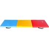 image:imageBalanceFrom 6x2 Feet 3Panel Folding Gymnastics Mat  15Inch Thick Pad with Vinyl Surface and Carrying Handles for Tumbling Yoga Pilates Home Workouts and Martial ArtsMultiColor