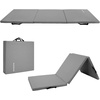 image:imageBalanceFrom 6x2 Feet 3Panel Folding Gymnastics Mat  15Inch Thick Pad with Vinyl Surface and Carrying Handles for Tumbling Yoga Pilates Home Workouts and Martial ArtsGray