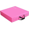 image:imageBalanceFrom 6x2 Feet 3Panel Folding Gymnastics Mat  15Inch Thick Pad with Vinyl Surface and Carrying Handles for Tumbling Yoga Pilates Home Workouts and Martial ArtsPink